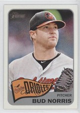2014 Topps Heritage Bud Norris #417 0a3