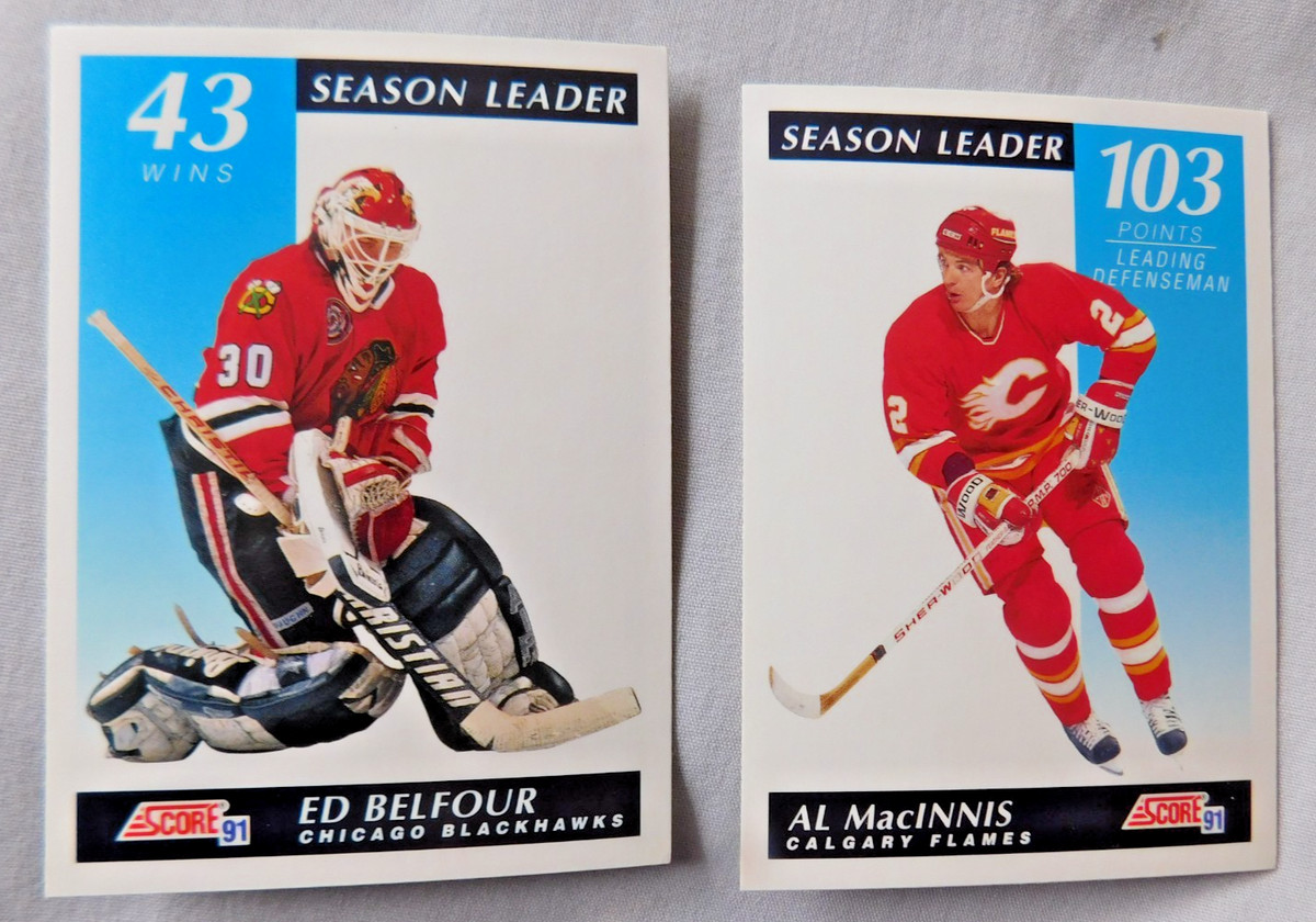 1991-92 Score American Hockey Card #221-440 Pick one