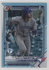 2021 Bowman 1st Edition Sky Blue Foil Austin Martin #BFE-87 1j7t