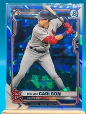Dylan Carlson 2021 Bowman Chrome Sapphire Edition #45 Rookie RC