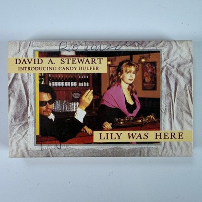 David A. Stewart Introducing Candy Dulfer Lily Was Here Cassette 1989 Arista