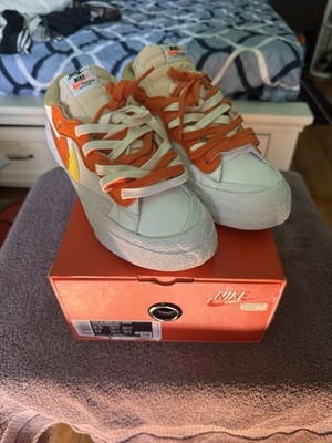 Nike x Sacai Blazer Low Mens Size 9.5 Magma Orange