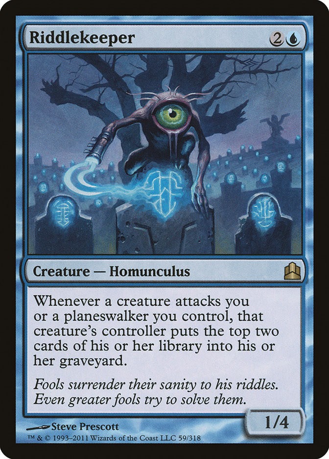 MTG Riddlekeeper  - Commander 2011 #059