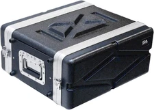 - SALWR4M - Lightweight 4 Space Mid-Size ABS Rack Case - 4U PA DJ Medium Depth A