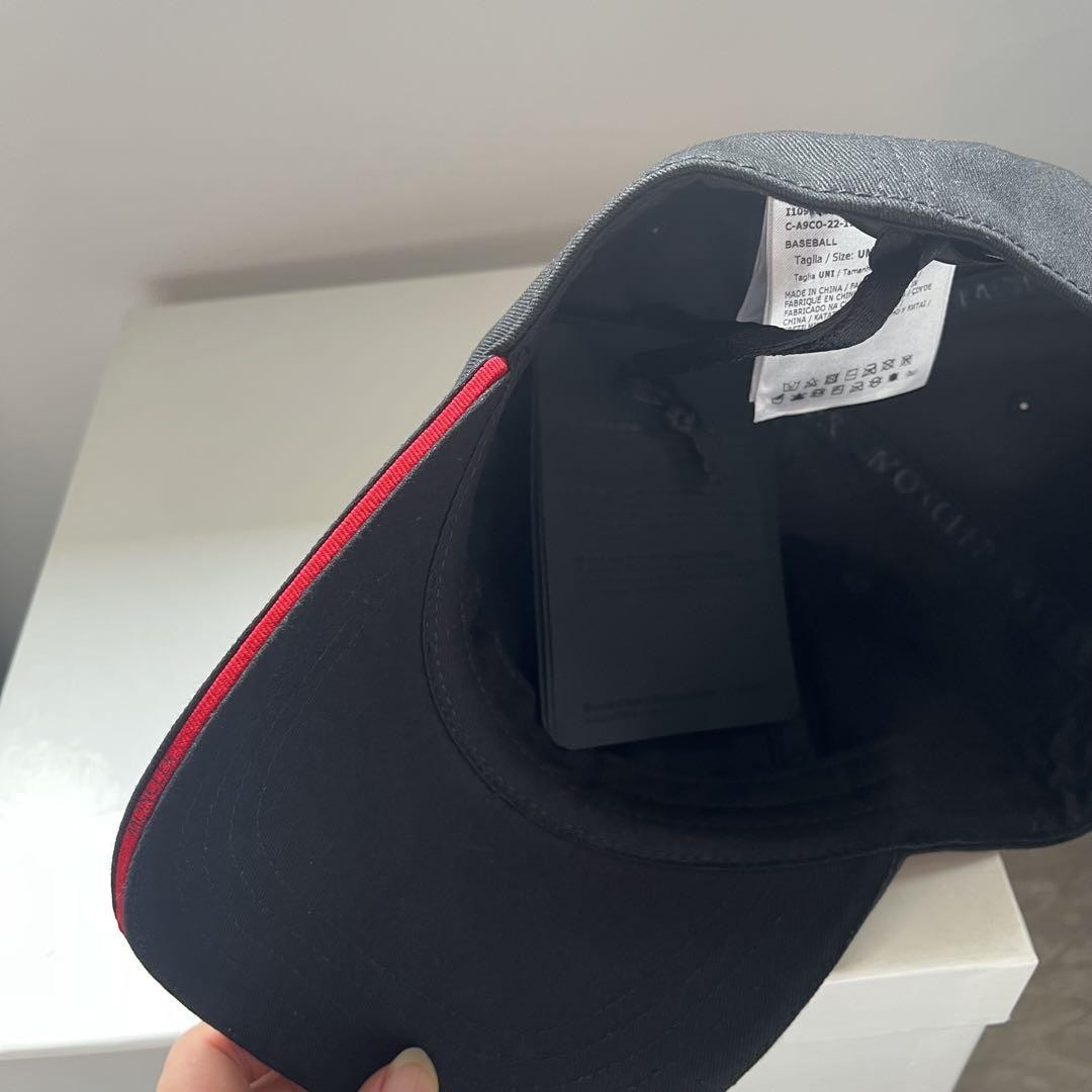 MONCLER Logo Hat All Black Unisex | eBay