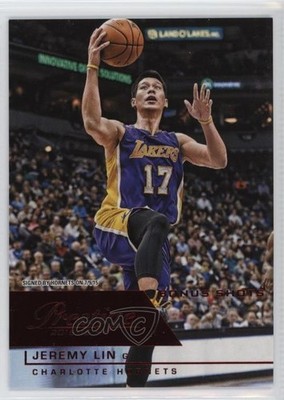 2015-16 Panini Prestige Bonus Shots Red 63/199 Jeremy Lin #5 s1i
