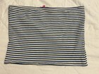 Edikted Blue White Tube Top Large  — photo 1