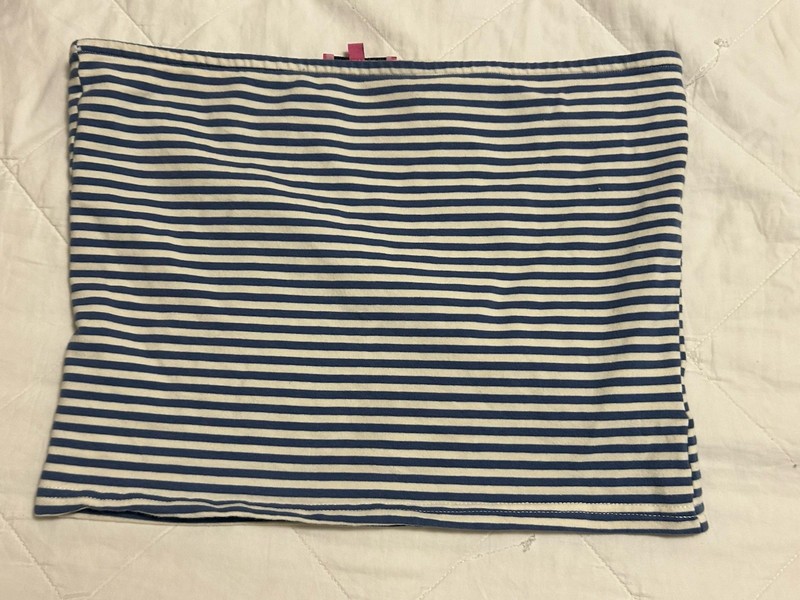 Edikted Blue White Tube Top Large 