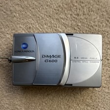 Konica Minolta DiMAGE G600 6.0MP Compact Digital Camera 3x Zoom - Silver