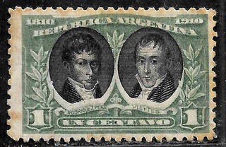 HICK GIRL MINT ARGENTINA STAMP SC#161 1910 PENA & VIEYTES L340