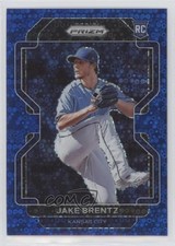 2022 Panini Prizm Tier III Blue Donut Circle Prizm 72/199 Jake Brentz #258 08jk