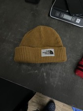 THE NORTH FACE TNF Logo Box Cuffed Beanie Hat - UNISEX ONE SIZE.