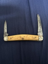 Vintage Maher And Grosh Toledo Co. Bone Handle Pocket Knife