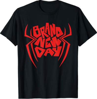 Marvel Studios Spider-Man BND Movie 2026 Spider-Symbol Title T-Shirt
