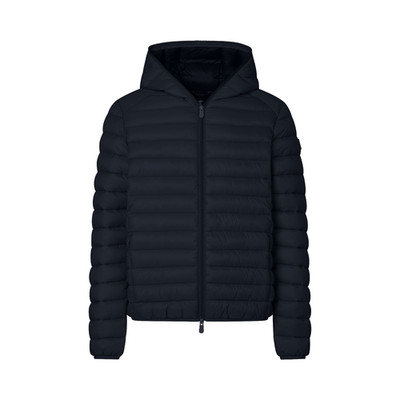 Save the Duck Donald Puffer Hooded Jacket - Men's - Large / Night Blue