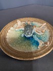 Turtle On L og Crackle Glazed Pottery Trinket Dish w/2 smaller trinket dishes — photo 6