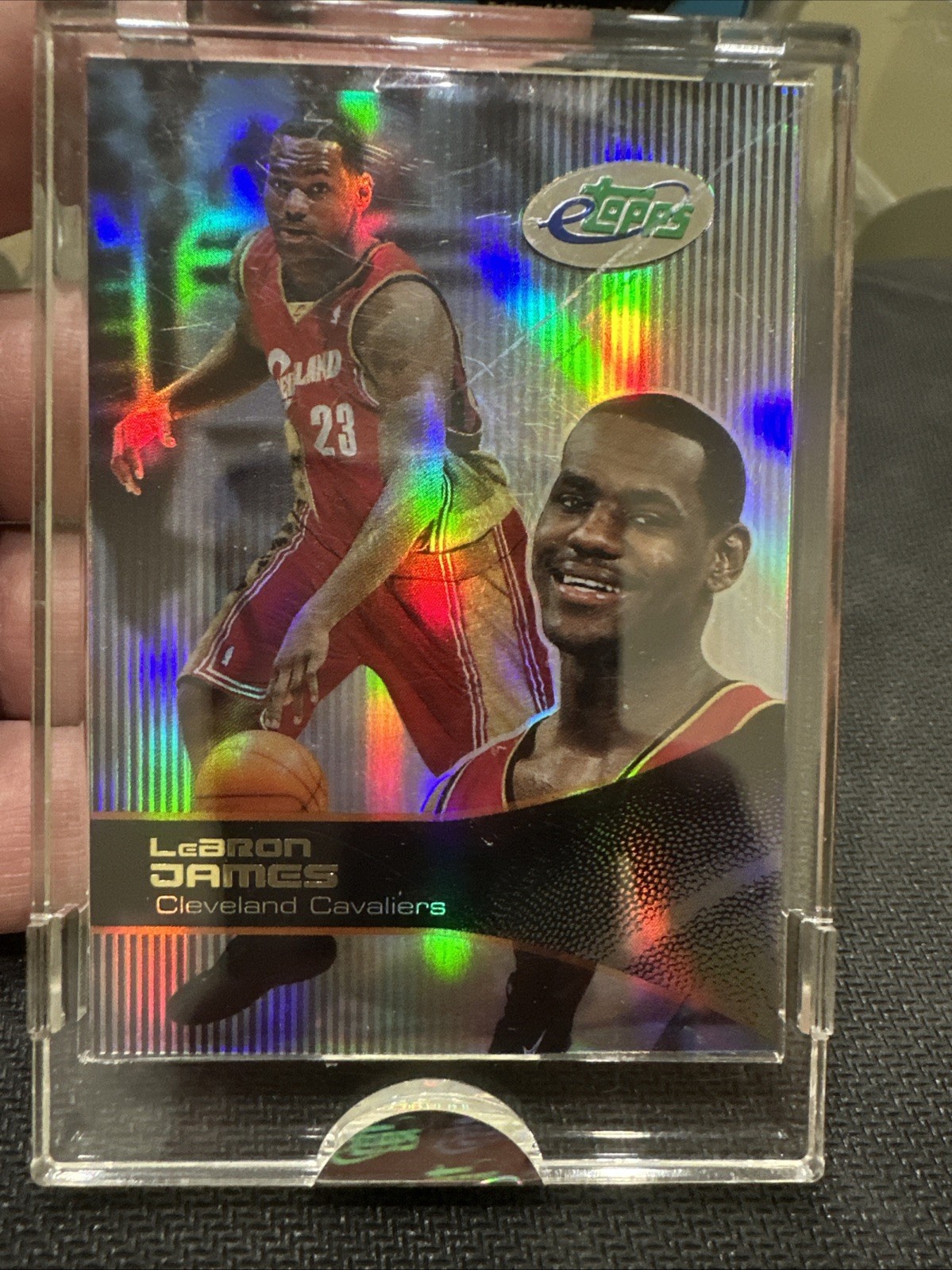 2003-04 eTopps - LeBron James #43 Correct eTopps Logo (RC)