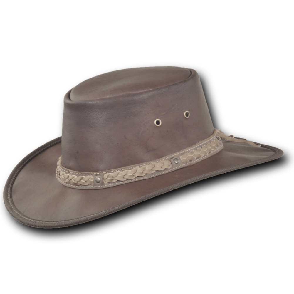 Barmah Hats Kangaroo Crackle Leather Hat - Item 1018 | eBay