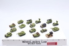 Lot of 17 Military Vehicle Micro Machines 1987-89 Galoob Vintage