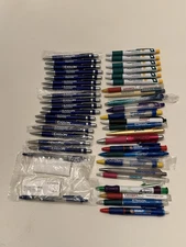 Lot of 40+ Collectible Med Drug Rep Pens - Great Assortment of Older Pens