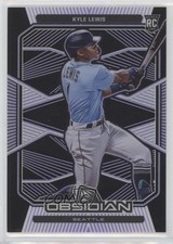 2020 Panini Chronicles Obsidian Electric Etch Purple 16/99 Kyle Lewis #13 0m4q