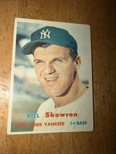 1957 Topps Baseball BILL MOOSE SKOWRON New York Yankees #135