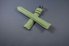 Lizard Green Genuine Leather Watch Strap Band Alligator Crocodile Grain EZ-PIN