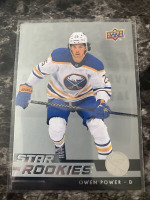 owen power 2021-22 upper deck nhl star rookies #4