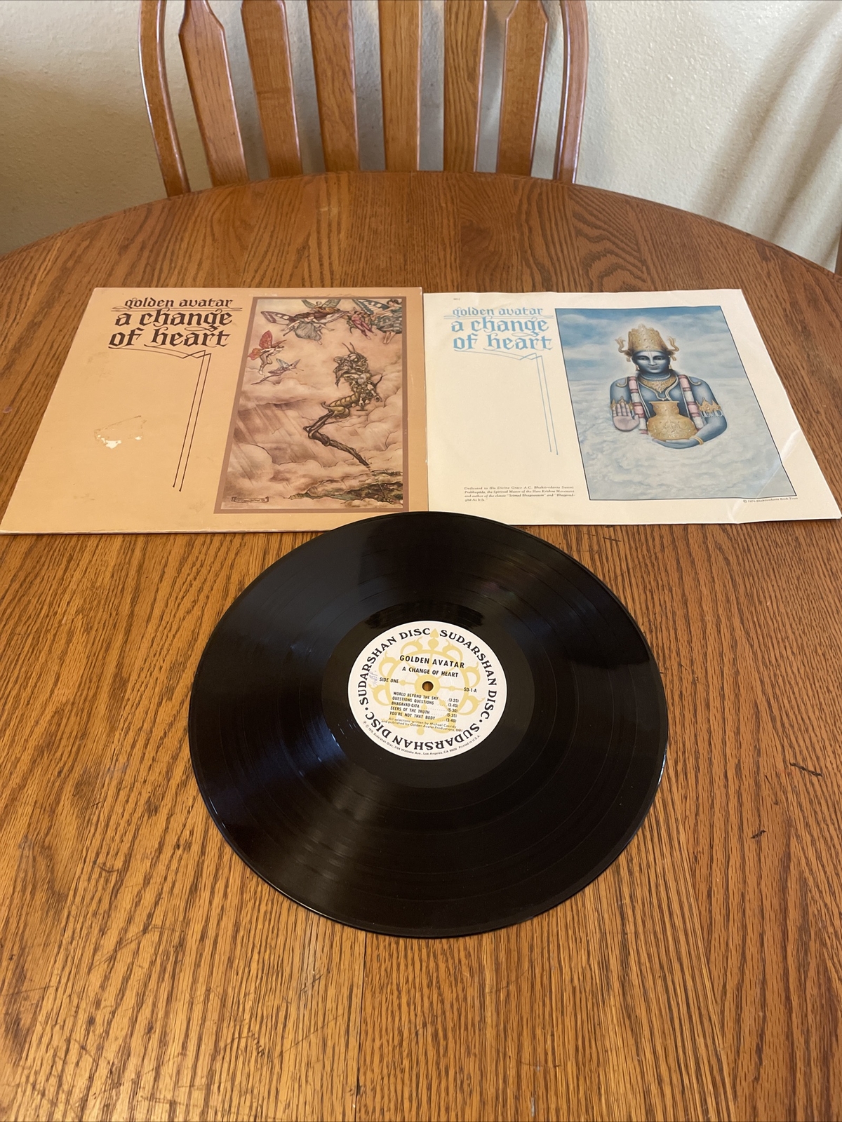 Golden Avatar - A Change Of Heart - Vinyl LP 1976 EX/VG