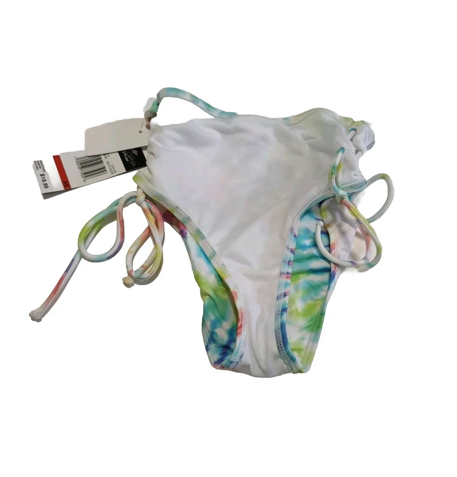 Traje de baño separado extra pequeño California Waves cintura alta para mujer Foto 3 de 4