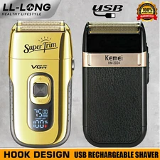 Mens Professional Rechargeable Electric Shaver Trimmer Razor For Hair Beard Gift