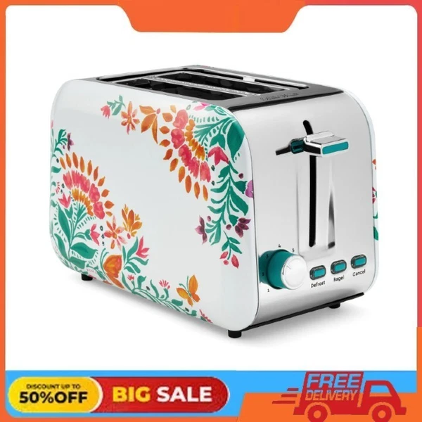 The Pioneer Woman 2-Slice Toaster, Folk Geo