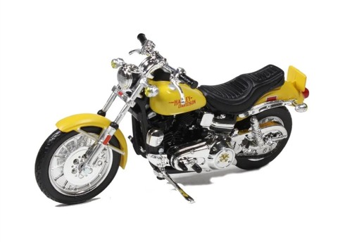 1977 Harley-Davidson FXS Low Rider Yellow Series 38 Maisto 1:18 Scale Model - Picture 6 of 9