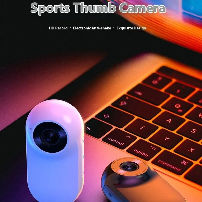 1080P Thumb Action Camera Magnetic Anti Shake HD Mini Video Recording Pet Collar - Image 2 of 4