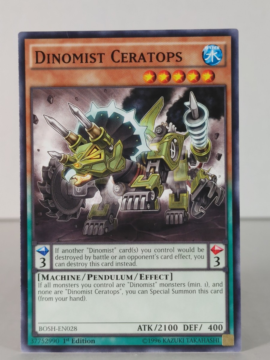 Dinomist Ceratops - Breakers of Shadow BOSH-EN028 - 1st ed