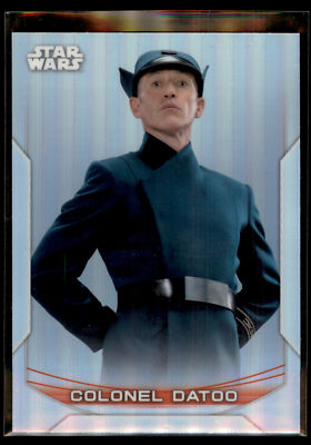 2020 Topps Star Wars Chrome Perspectives REFRACTOR Parallel #31-R Colonel Datoo