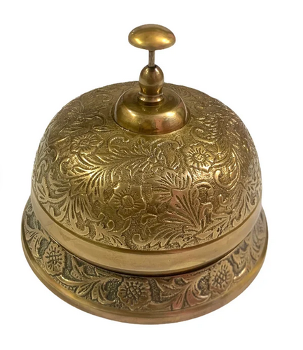 Cloche De Traîneau En Laiton – 20 Grelots Sur Bracelet Cuir – Antique – Déco Noël