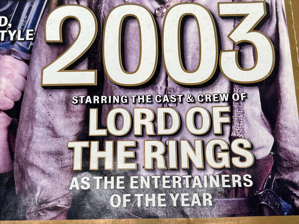 Entertainment Weekly Best Of 2003 Lord Of The Rings Double Issue #743/744 - Image 4 of 4
