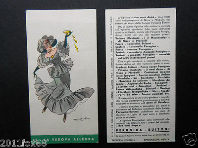 Perugina Buitoni Figurines Two Years After No. 61 The Merry Widow 1938