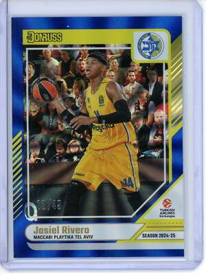 #ad #ad 2024 25 Panini Donruss Basketball Euroleague #109 Jasiel Rivero Blue Laser 12 49 $5.15