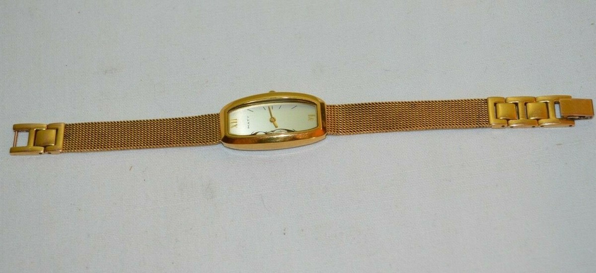 Montre Femme Plaqué Or Maty Besançon Vintage