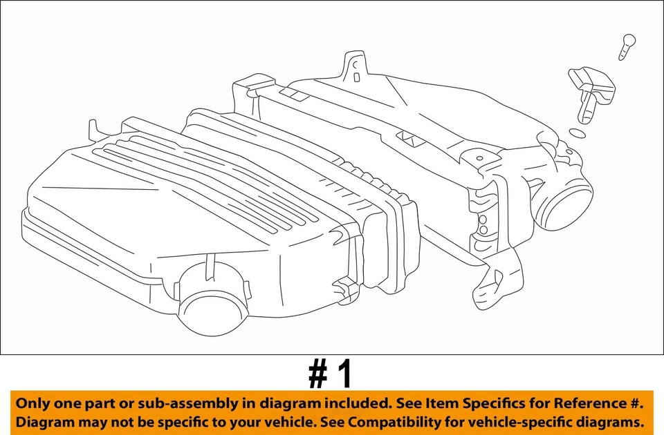 Used Air Cleaner Assembly fits: 2001 Toyota Rav4 1AZFE engine Grade A Foto 4 de 4