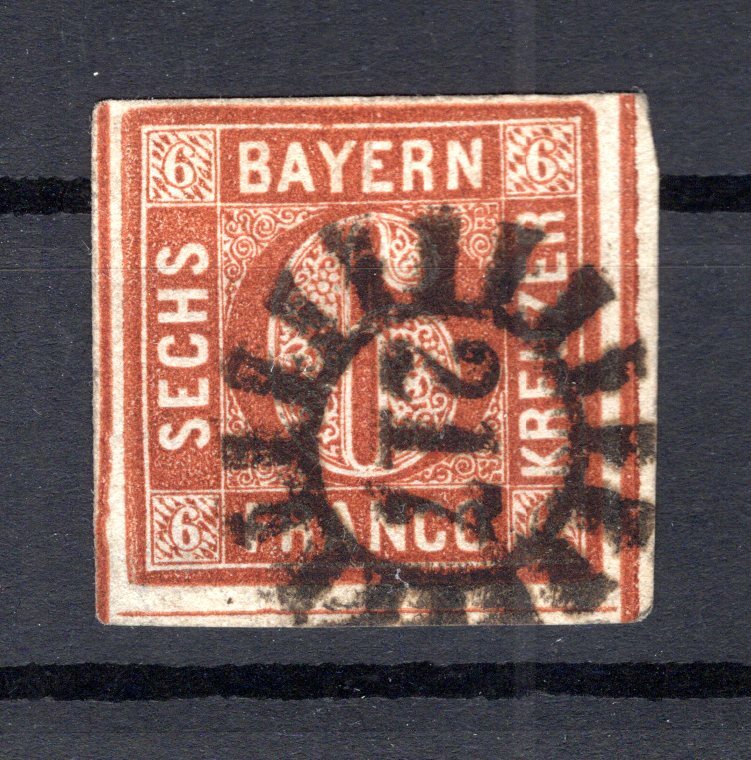 Bavaria Number Plate GMR 217 Stamped (B3001)