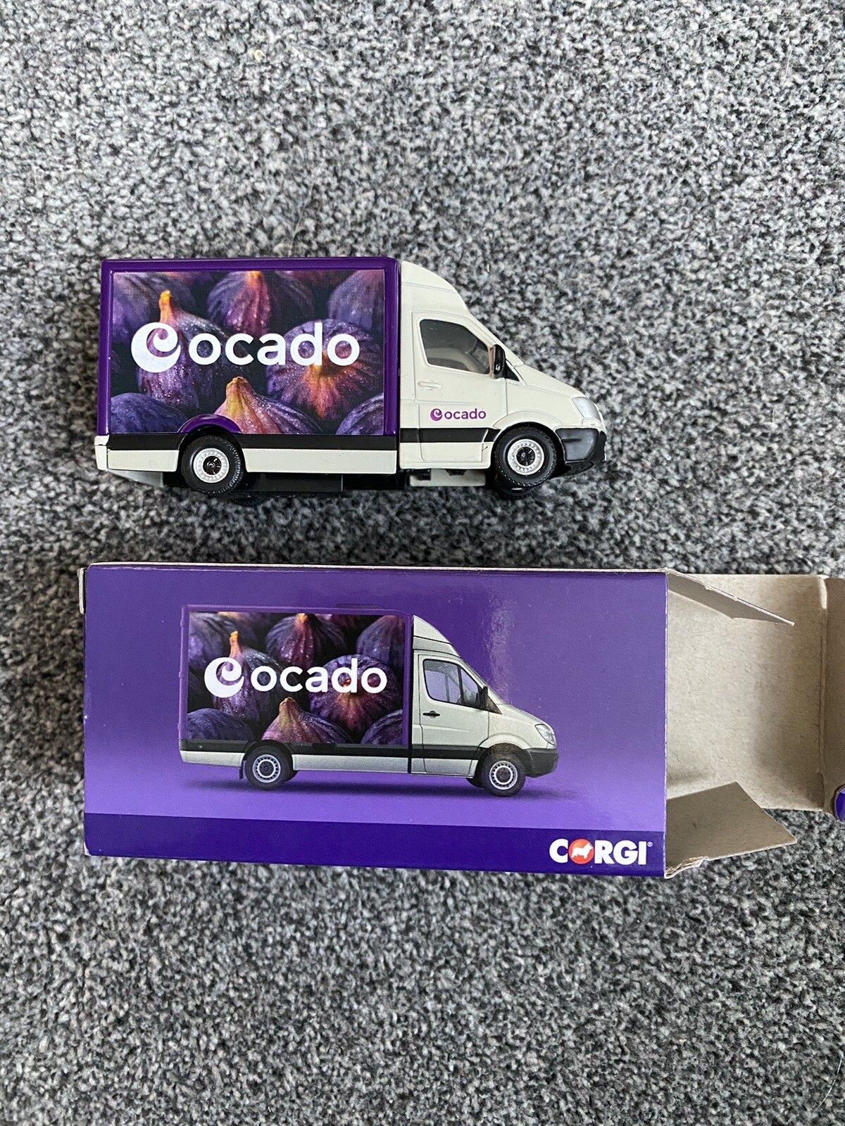 Ocado Fig Mercedes Toy Van New with Box 164 Scale eBay