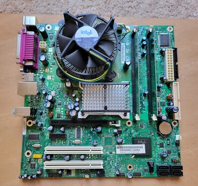 Intel D946GZIS (D66165-302) MicroATX LGA775 Motherboard w/ CPU/Fan + RAM