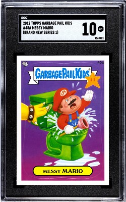 【PSA10】2024 GPK #27b Minced Mario 2024 Garbage Pail Kids Game Over Level 6 MINCED MARIO 27b