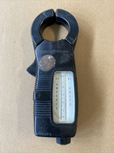 Vintage GE General Electric Amp and Volt Clamp Meter