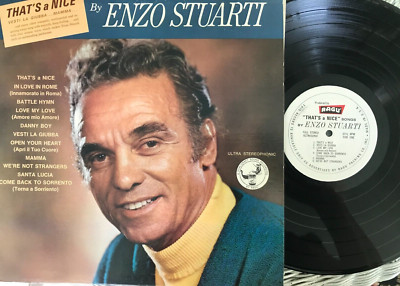 ENZO STUARTI THAT'S A NICE LP  VG+ VINYL ITALIAN RAGU SPAGHETTI SAUCE