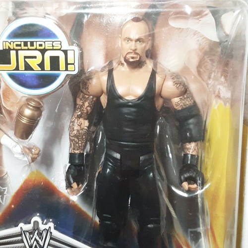 WWE Wrestling CM PUNK vs UNDERTAKER Battle 2-pak Figurki akcji Urna Seria 25 - Zdjęcie 5 z 10