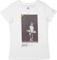 Neu! ErdbäR Damen T-Shirt Weiß Mit Print Gr. Xl